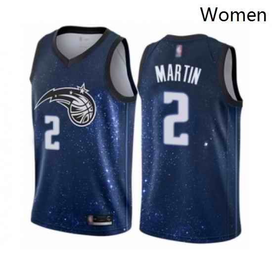 Womens Orlando Magic 2 Jarell Martin Swingman Blue Basketball Jersey City Edition